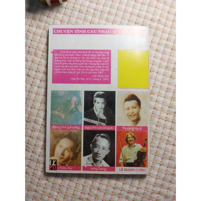 CHUYỆN TÌNH CÁC NHẠC SĨ TIỀN CHIẾN • Bản in năm 1996 763793