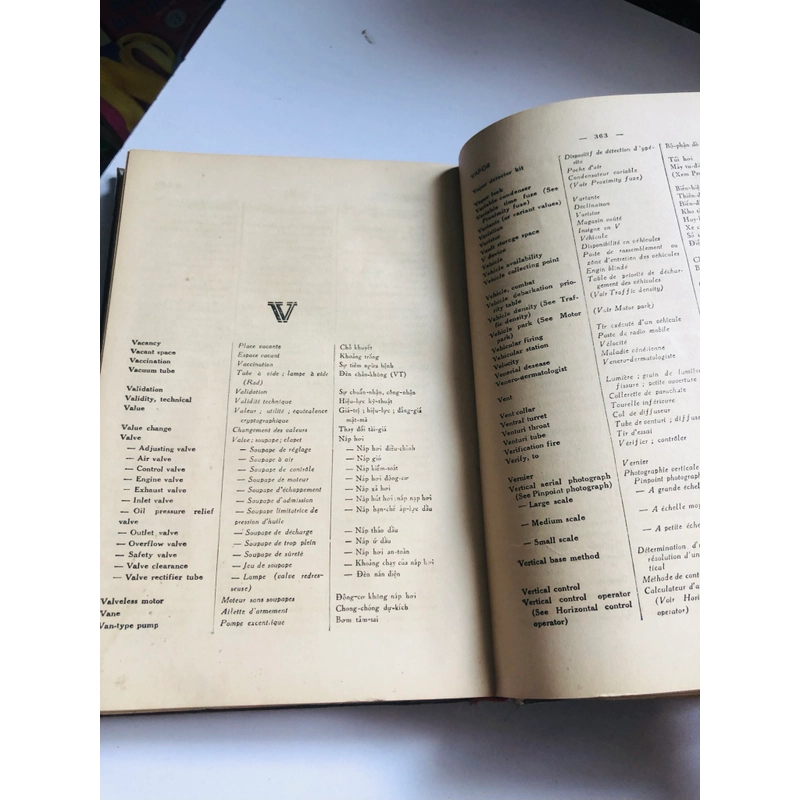 📚 TỪ ĐIỂN QUÂN SỰ MỸ – PHÁP – VIỆT  bìa cứng, 452 trang (đủ trang), Năm xuất bản: 1959 552526