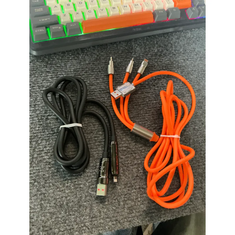 Dây cáp sạc 4 in 1 + 1 sạc 3 chui 658147