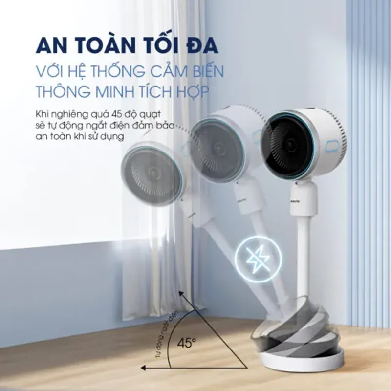 Quạt điều hòa thông minh All in One KSA369 làm mát, sưởi ấm, phun sương, diệt khuẩn 586612