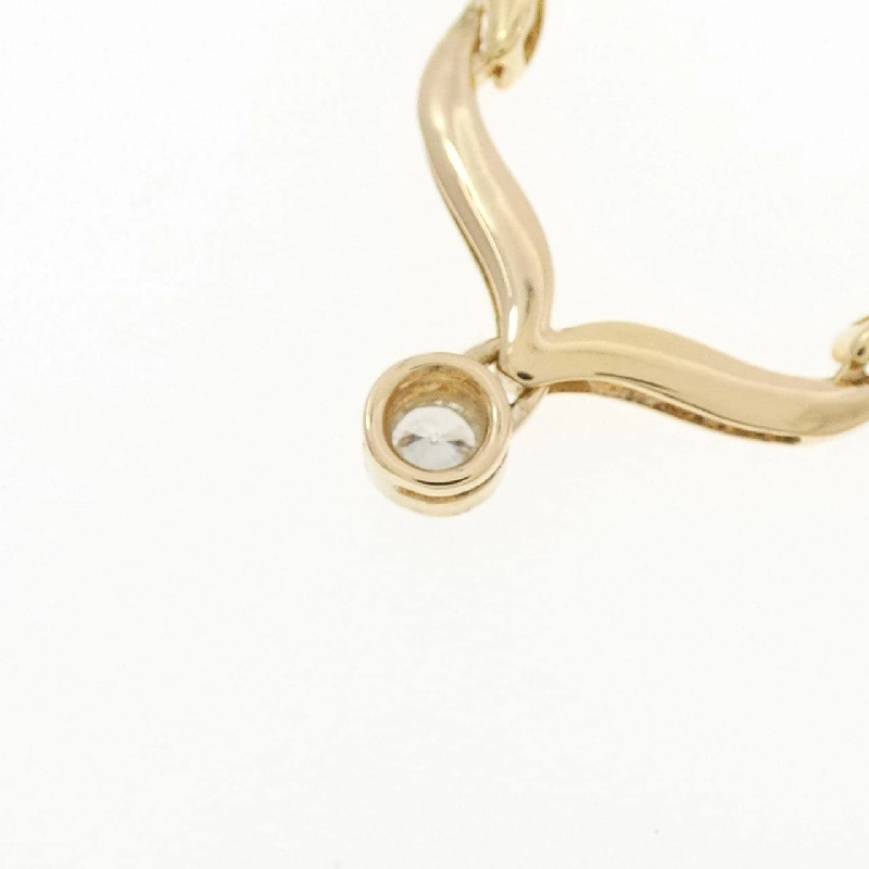 Dây chuyền kim cương K18YG 0.12CT - Hàng hiệu Chính hãng 860929