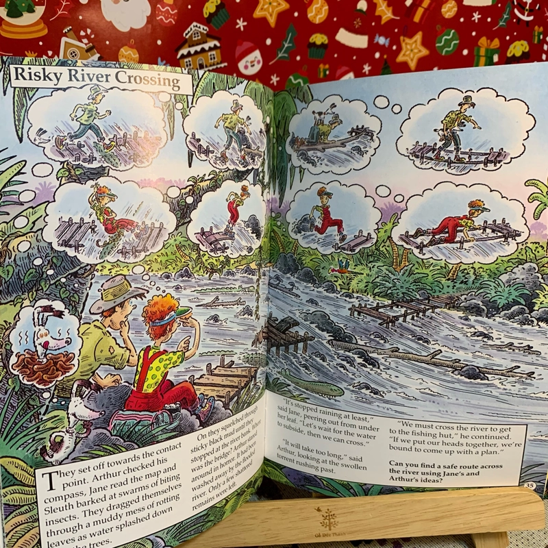 Sách ngoại văn Agent Athur’s Jungle Journey, used uk, sách ngoại văn cũ cho trẻ em 318355