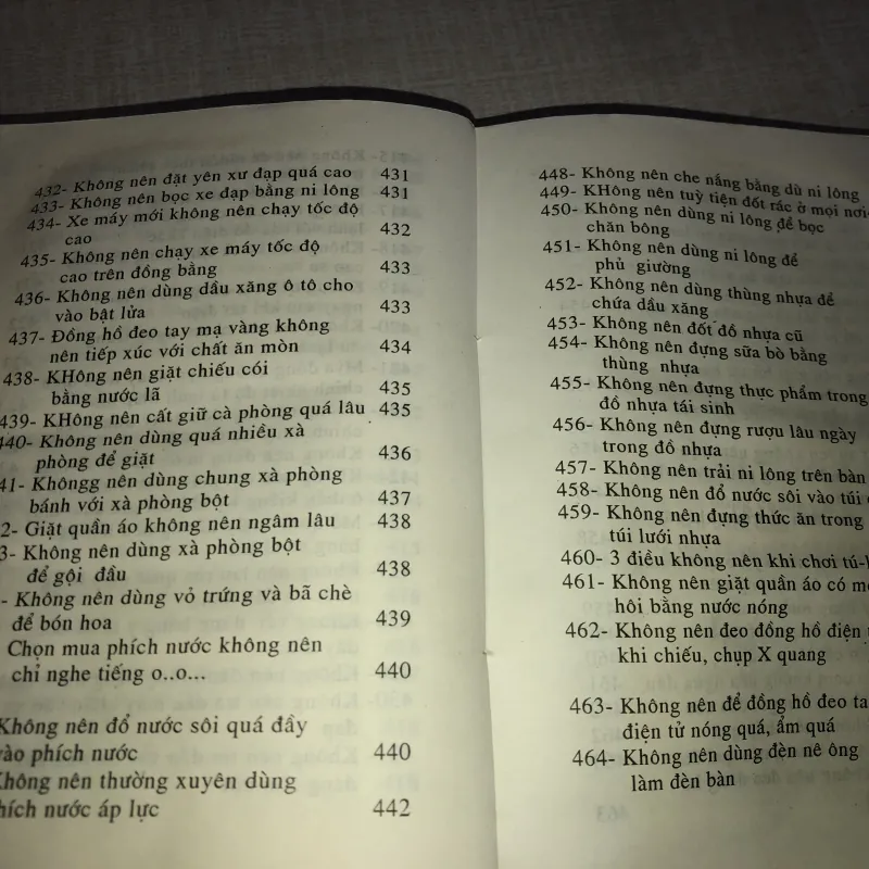 500 điều cấm kỵ trong cuộc sống hiện đại 780249