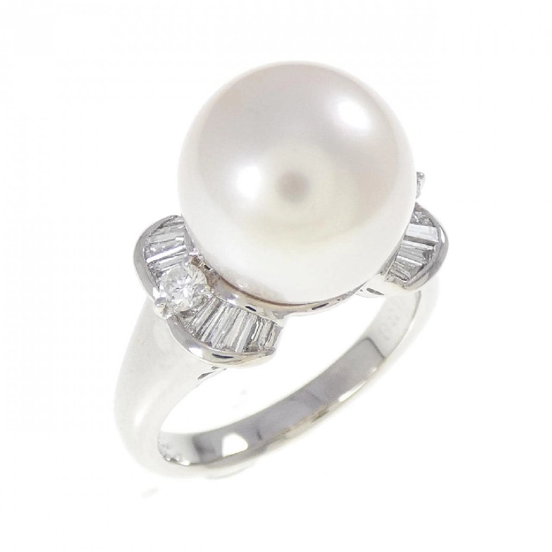 Nhẫn ngọc trai trắng PT900 11.2mm 666342