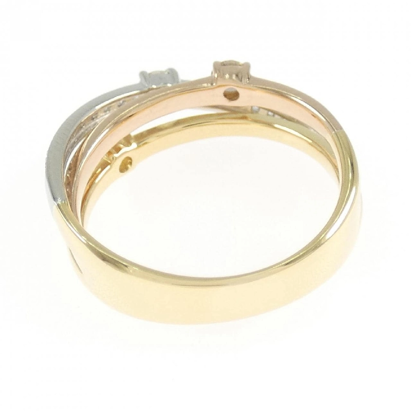 Nhẫn kim cương K18YG/PT900/K18PG 0.30CT 668503