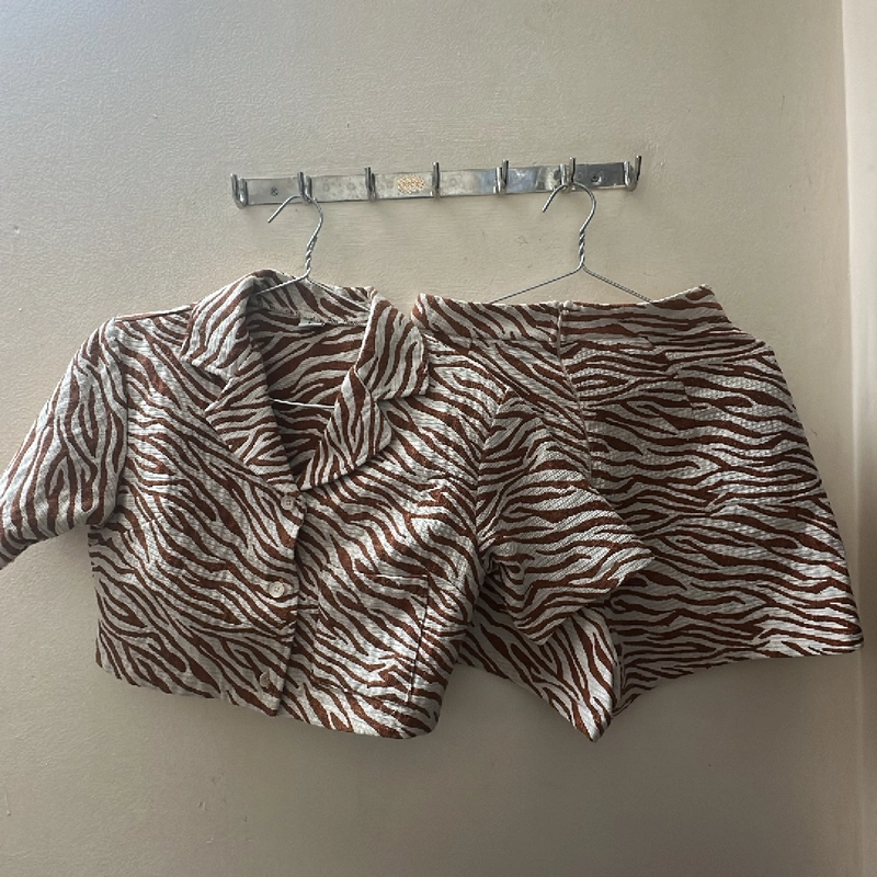 Set áo và quần vải dạ nỉ size S  460895