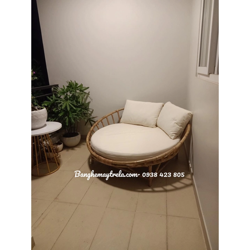 Ghế tròn mây tự nhiên 478783