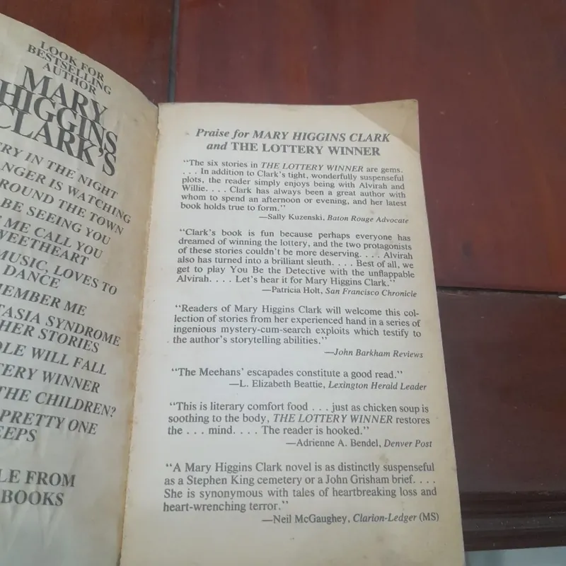 Mary Higgins Clark - THE LOTTERY WINNER 695994