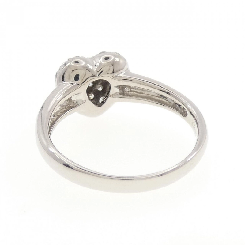 Nhẫn kim cương hình trái tim K18WG 0.50CT 666861