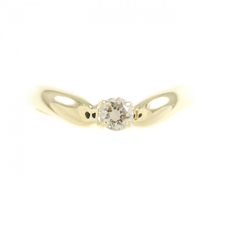 Nhẫn kim cương K18YG 0.11CT 673490