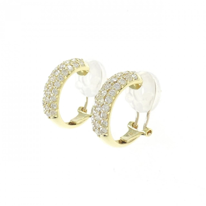 Bông tai kim cương Pavé K18YG 1.00CT - Hàng hiệu Chính hãng 872184