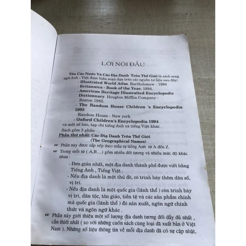 Tên các nước và các địa danh trên thế giới 781803