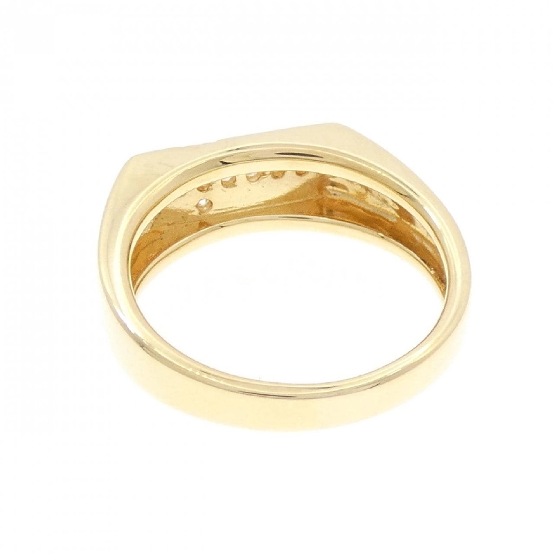 Nhẫn kim cương K18YG chéo 0.15CT - Hàng hiệu chính hãng 848829