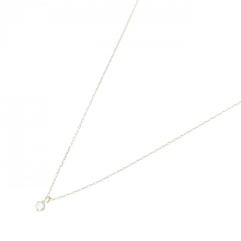 K18YG Solitaire Dây chuyền kim cương 0.05CT - Hàng hiệu Chính hãng 868616
