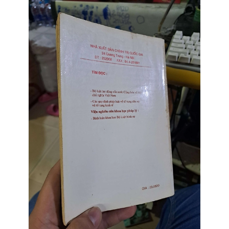 Bộ luật dân sự của nước Cộng hòa xã hội chủ nghĩa Việt Nam GIÁO TRÌNH, CHUYÊN MÔN HCM1008 919935