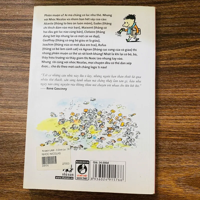 Nhóc Nicolas phiền muộn  - René Goscinny và Jean-Jacques Sempé#HATRA 973670