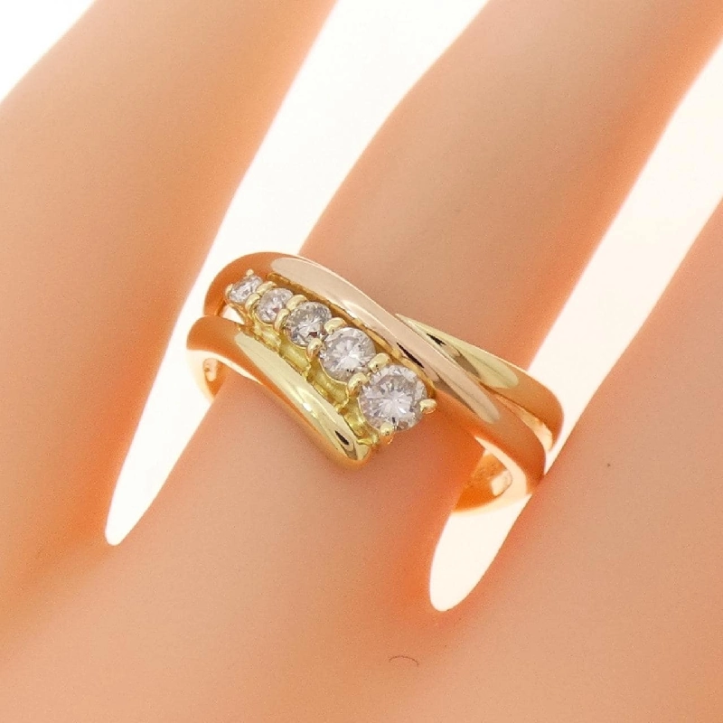 Nhẫn kim cương K18YG/K18PG 0.30CT - Hàng hiệu Chính hãng 852021