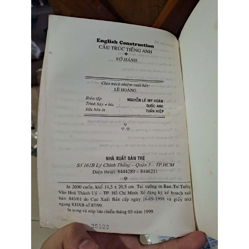 English construction - Võ Hành HỌC NGOẠI NGỮ HCM1008 920782