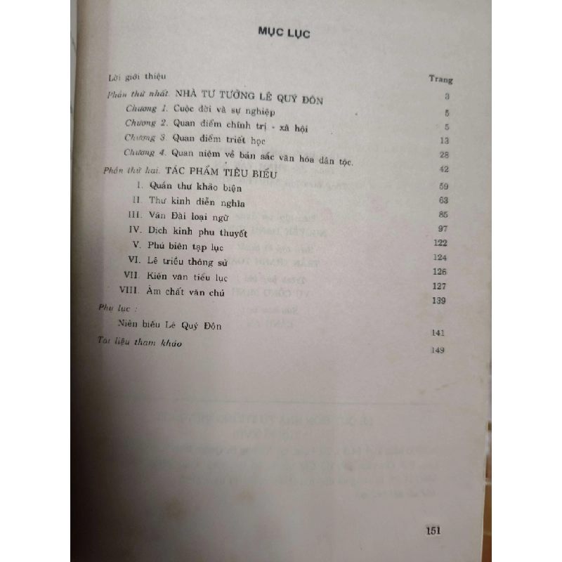 Lê Quý Đôn nhà tư tưởng Việt Nam TK XVIII - 1998 - 151 trang (Lịch sử Việt Nam) ANTQ1304 1012660