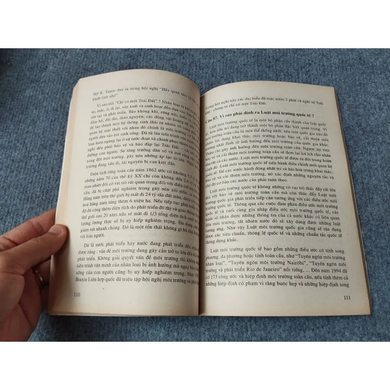 HỎI ĐÁP VỀ TÀI NGUYÊN VÀ MÔI TRƯỜNG 729261