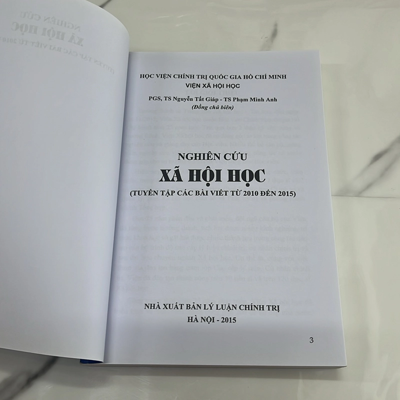 Nghiên cứu xã hội học (tuyển tập các bài viết từ 2010 đến 2015) 505104