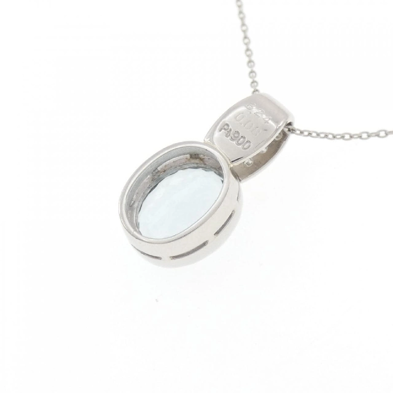 Dây chuyền Aquamarine PT900/PT850 3.24CT - Hàng hiệu Chính hãng 857849