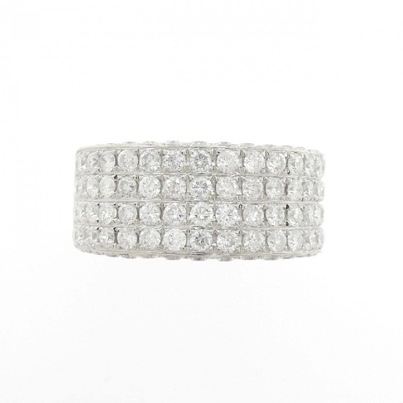 Nhẫn kim cương Pavé K18WG 2.00CT - Hàng hiệu Chính hãng 850209