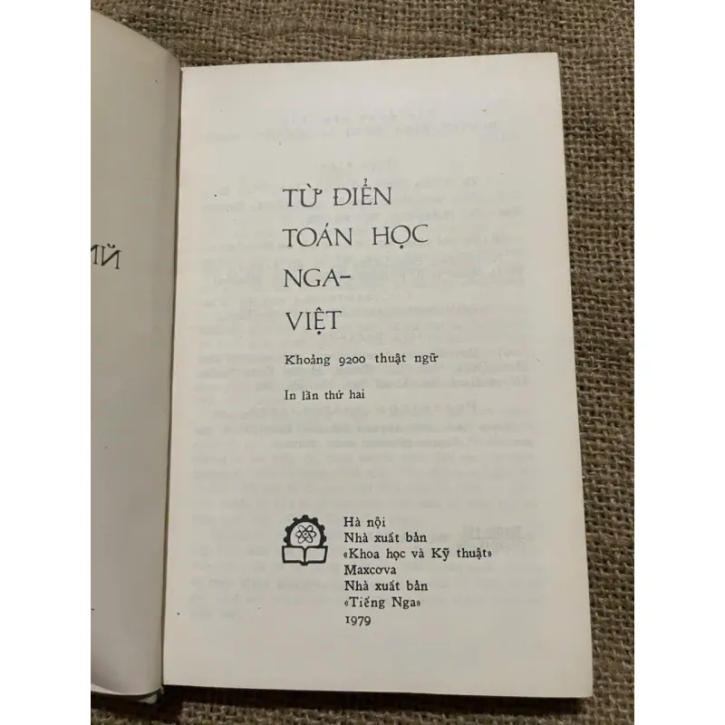 từ điển toán học Nga - Việt - sách in tại Nga 572995