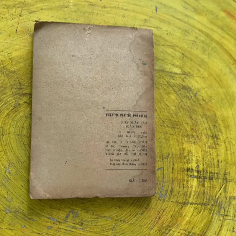 PHÂN TỬ VẬN TỐC PHẢN ỨNG - hoàng nhâm dịch 936569