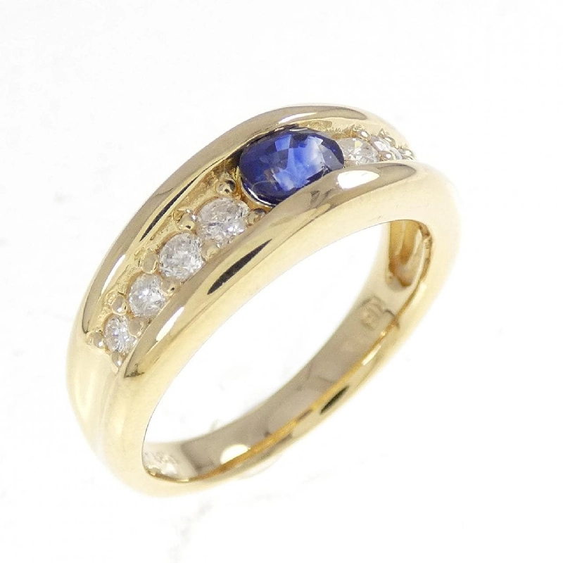 Nhẫn Sapphire K18YG 0.37CT - Hàng hiệu Chính hãng 855153
