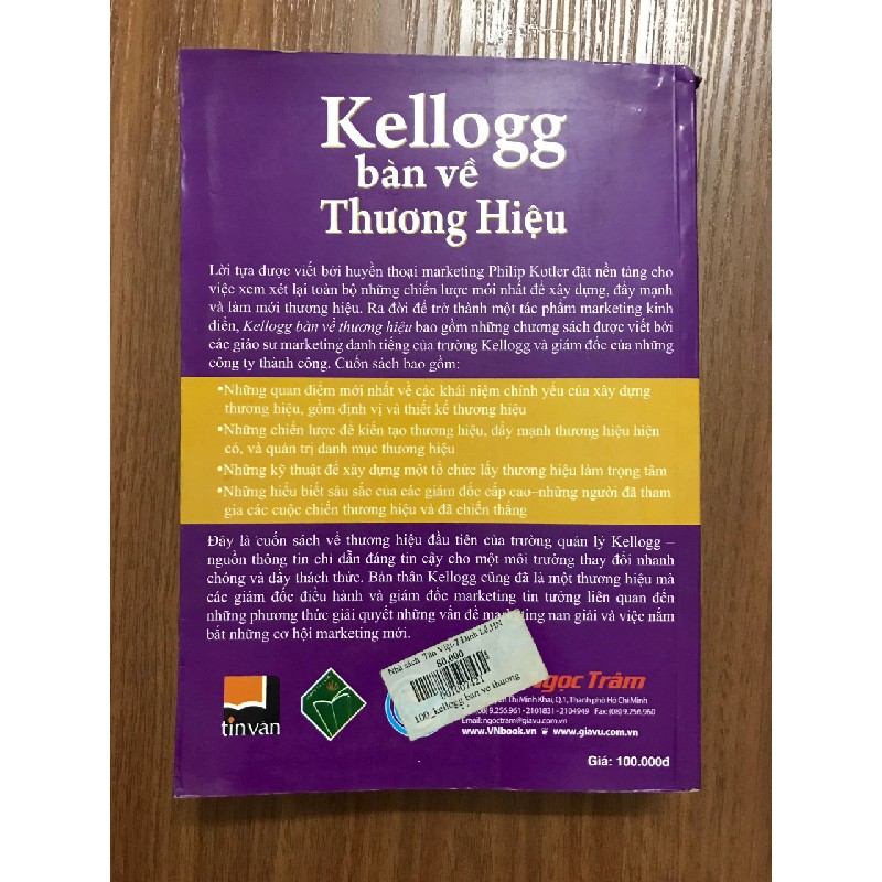 Sách Kellogg bàn về Thương hiệu 871