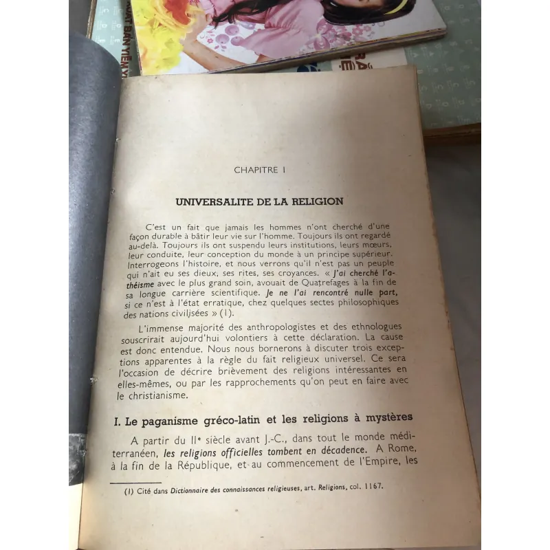 Vision chrétienne de l’homme et de l’univers - J.Berthelemy 1006300