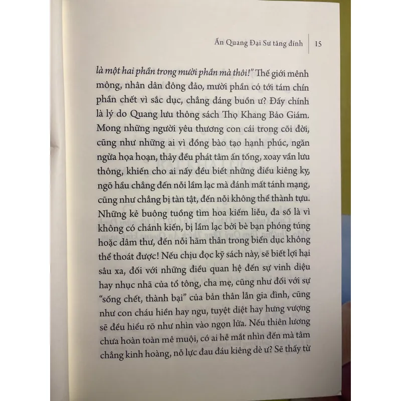 Thọ Khang Bảo Giám - Ấn Quang Đại Sư tăng đính - chuyển ngữ Bửu Quang Tự đệ tử Như Hòa 609542
