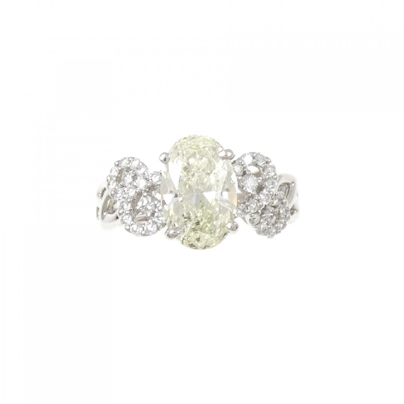 Nhẫn kim cương PT900 1.777CT M SI2 cắt oval - Hàng hiệu Authentic 874929