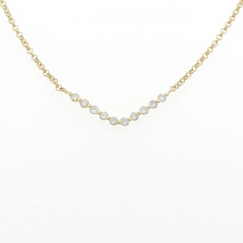 K18YG Dây chuyền kim cương 0.94CT - Hàng hiệu Chính hãng 859818