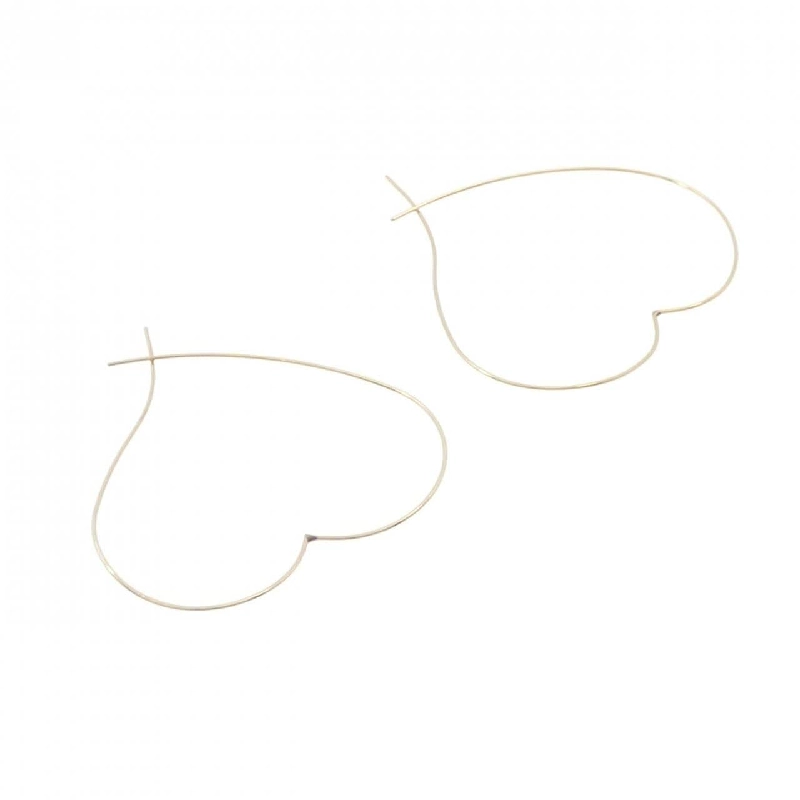 K10YG Bông tai hình trái tim - Hàng hiệu Chính hãng 868984