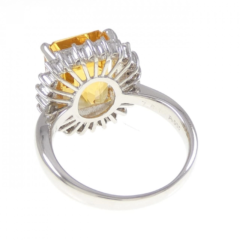 Nhẫn Citrine PT900 7.61CT 669818