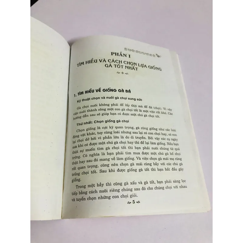 BÍ TRUYỀN CHỌN VÀ NUÔI GÀ ĐÁ  726853