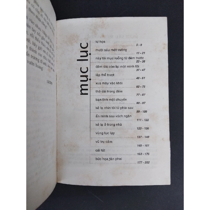 Mười sáu mét vuông mới 80% ố có bọc 2005 HCM0612 Vũ Đình Giang TRUYỆN TRANH 924853