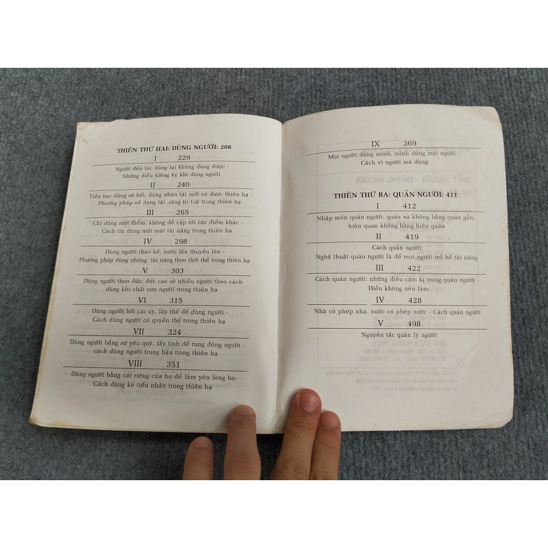 BIẾT NGƯỜI, DÙNG NGƯỜI, QUẢN NGƯỜI 533345
