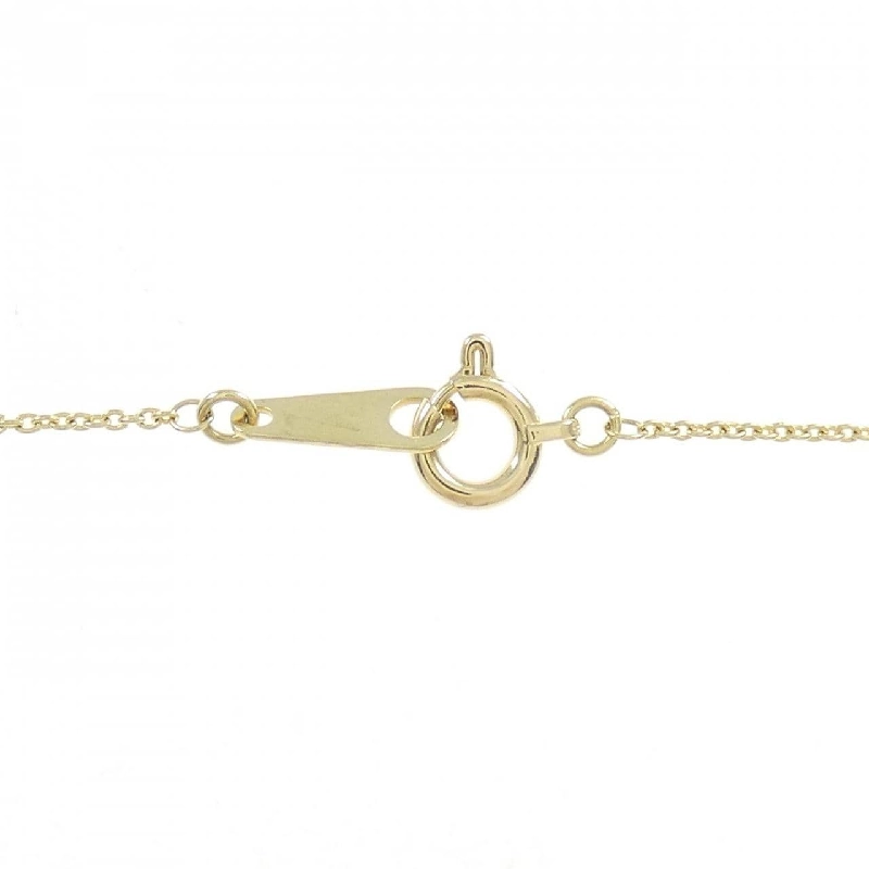 K18YG Hoa Vàng Kim Cương Dây Chuyền 0.12CT - Hàng hiệu Chính hãng 862337