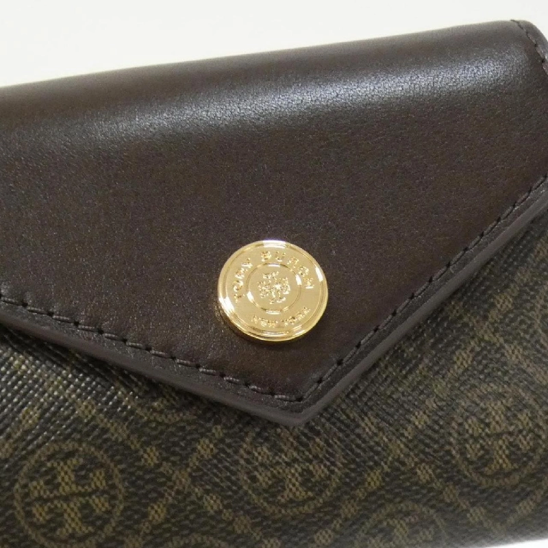 【Sản phẩm mới】Tory Burch T Monogram Canvas Coated Small Envelope 165026 Ví 622105