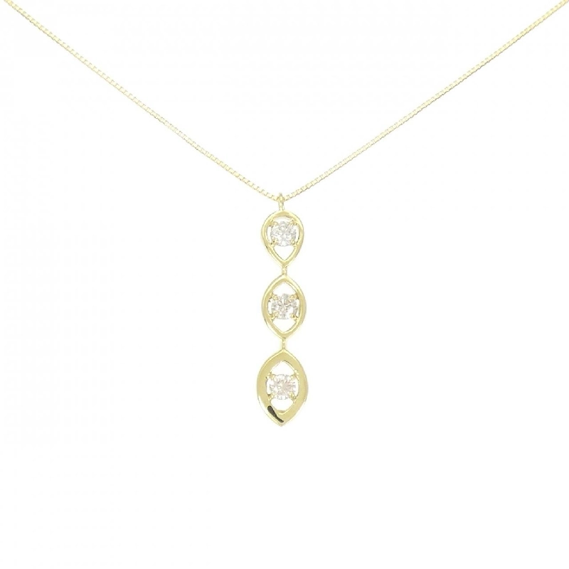 K18YG Dây chuyền kim cương 0.20CT - Hàng hiệu Chính hãng 862589