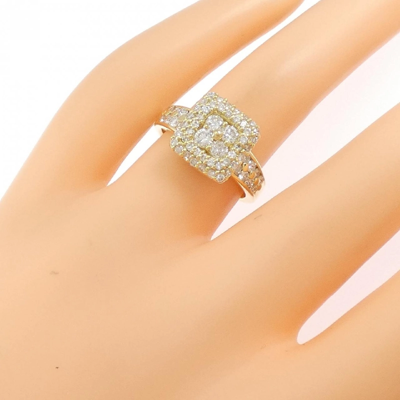Nhẫn kim cương K18YG 1.14CT - Hàng hiệu Chính hãng 852586