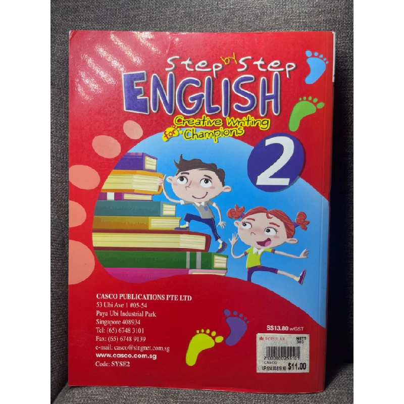 Step by step english 2 Casco mới 80% bẩn viền nhẹ HPB0405 339548
