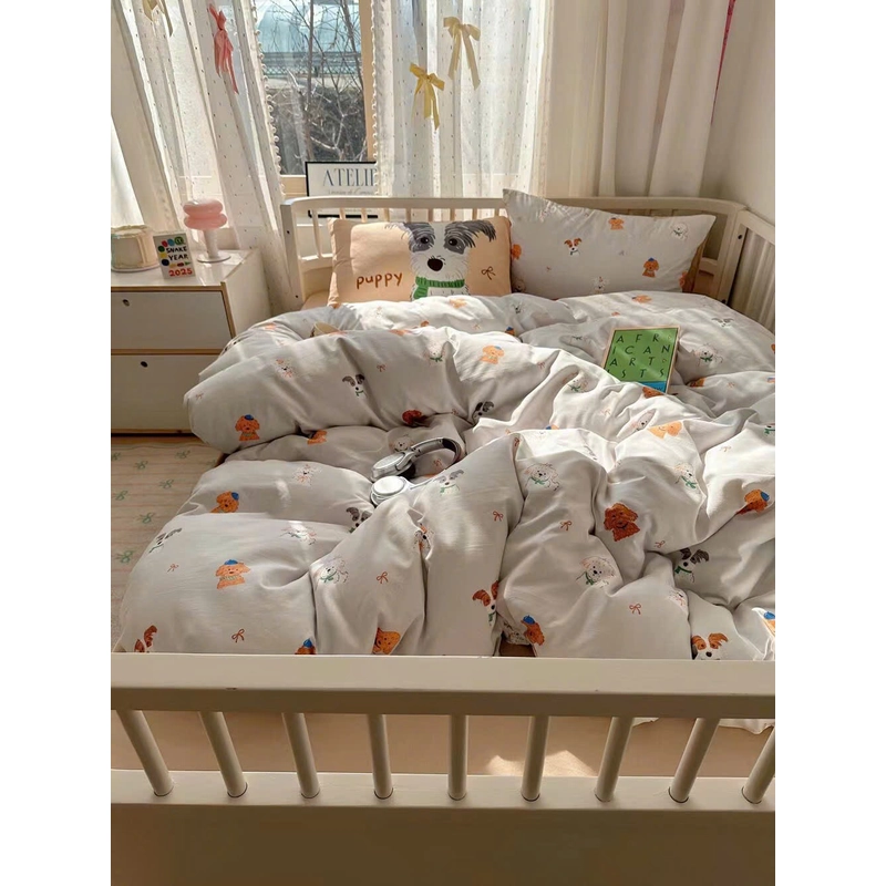 Set 4 món chăn ga gối cotton cloud 469594