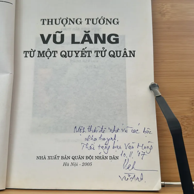 Thượng tướng Vũ Lăng từ một quyết tử quân 933141