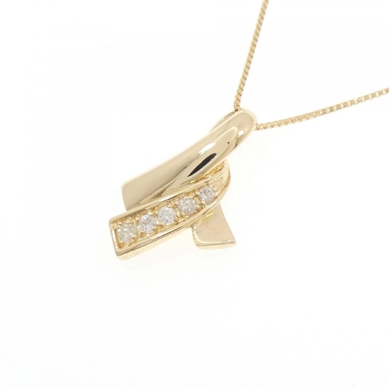 K18YG Dây chuyền kim cương - Hàng hiệu Authentic 858102