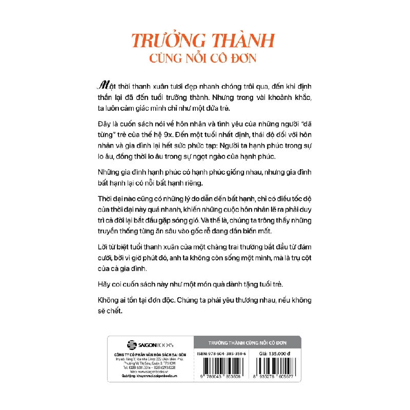 Trưởng Thành Cùng Nỗi Cô Đơn - Lý Thượng Long 288153