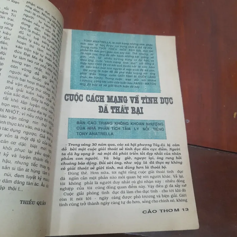 Tạp chí CẢO THƠM số 2 - 1992 733842